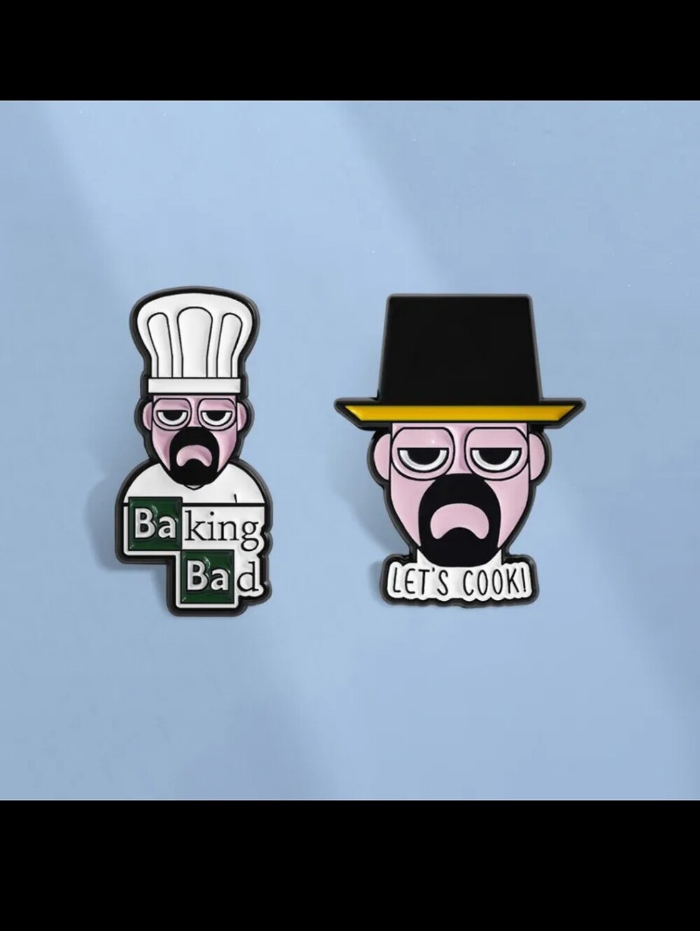 Baking Bad Enamel Pin Set - Character Pins